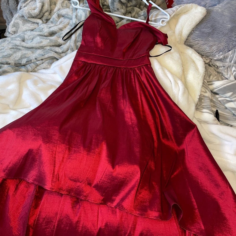 Ruby red dress